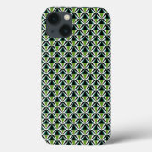 Groene driehoeken Case-Mate iPhone case (Achterkant)