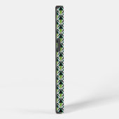 Groene driehoeken iPhone hoesje (Rechterkant)