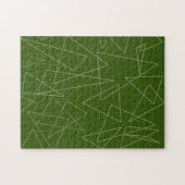 Groene driehoeken legpuzzel (Horizontaal)