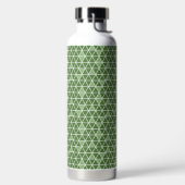 Groene Driehoeken Patroon Waterfles (Links)