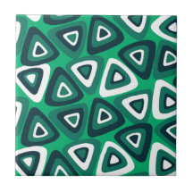 Groene driehoekspatroon