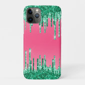 Groene drifters roze roze watermeloen kleur Case-Mate iPhone case (Achterkant)