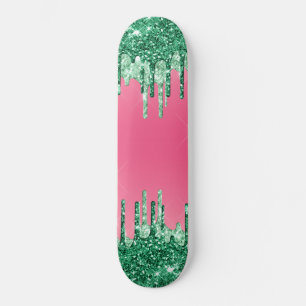 Groene drifters roze roze watermeloen kleur persoonlijk skateboard