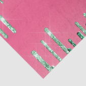 Groene drifters roze roze watermeloen kleur tissuepapier (Detail)