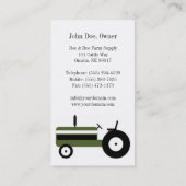 Groene drijvende kracht voor de landbouw van Boerd Visitekaartje (Achterkant)