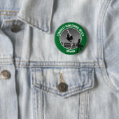 Groene Drill Team Foto Hoge School Danser Ronde Button 5,7 Cm (In situ)