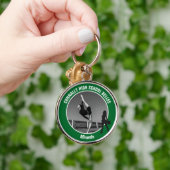 Groene Drill Team Foto Hoge School Danser Sleutelhanger (Hand)