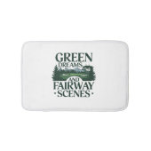 Groene dromen, Golf Trendy Badmat (Voorkant)