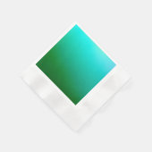 Groene dromen papieren servet (Hoek)