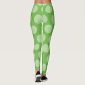 Groene Droom Grote Stip Leggings (Achterkant)