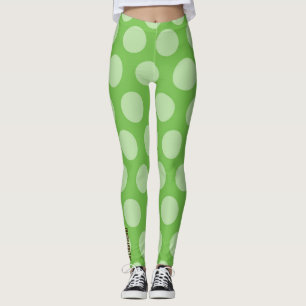 Groene Droom Grote Stip Leggings
