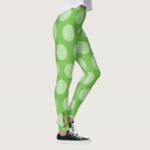 Groene Droom Grote Stip Leggings (Rechts)
