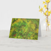 groene droom kaart (Gele Bloem)