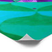 Groene droom Mandala Poster (Hoek)