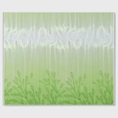 Groene droom water cadeaupapier (Vlak)