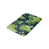 Groene druif: Waterverf donker patroon Badmat (Gekanteld)