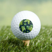 Groene druif: Waterverf donker patroon Golfballen (Insitu Shirt)
