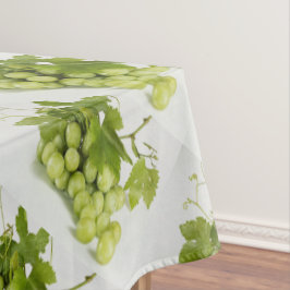 Groene druiven betegelde tafelkleed
