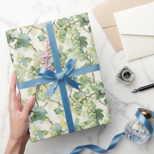Groene Druiven Bruiloft Cadeaupapier (Geschenken)