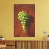 Groene druiven canvas afdruk (Insitu (Woonkamer))