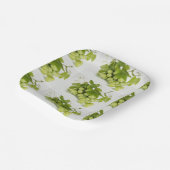 Groene Druiven Custom 7 " Papieren Borden Bordje (Gebogen)