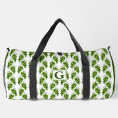 Groene Druiven Duffel Bag Plunjezak (Achterkant)