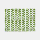 Groene druiven fleece deken (Voorkant (Horizontaal))