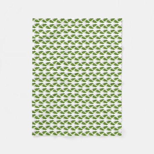 Groene druiven fleece deken (Voorkant)
