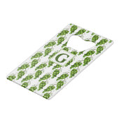 Groene druiven flesopener creditkaart flessenopener (Voorkant Gekanteld)