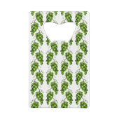 Groene druiven flesopener creditkaart flessenopener (Achterkant)