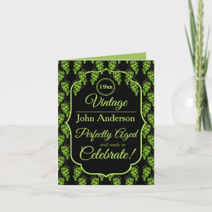 Groene druiven gevouwen Wenskaart Kaart