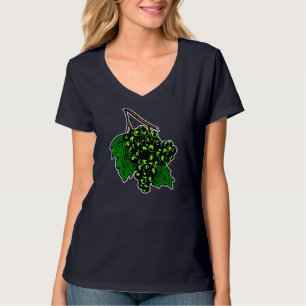 Groene druiven Grafisch Fruit Cluster van druiven T-shirt