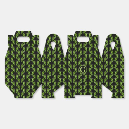 Groene druiven gunstbox bedankdoosjes (Ongevouwen)