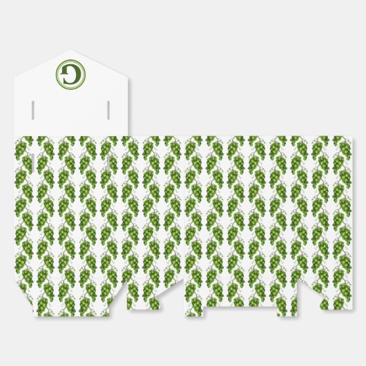 Groene druiven gunstbox bedankdoosjes (Ongevouwen)