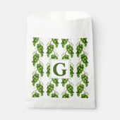 Groene druiven gunstzak bedankzakje (Voorkant)