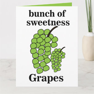 Groene druiven  kaart
