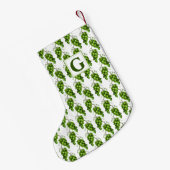 Groene Druiven Kerstkous Kleine Kerstsok (Achterkant (Hangend))