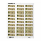 Groene Druiven Landelijk Oud Etiket (Full Sheet)