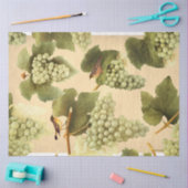 Groene druiven met vogels tissuepapier (Craft)