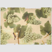 Groene druiven met vogels tissuepapier (Voorkant)