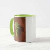 Groene druiven mok (Voorkant links)