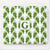 Groene druiven Mousepad Muismat (Voorkant)
