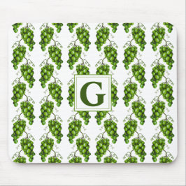 Groene druiven Mousepad Muismat