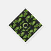 Groene druiven Papier servet (Hoek)