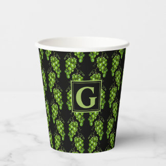 Groene Druiven Papieren Beker