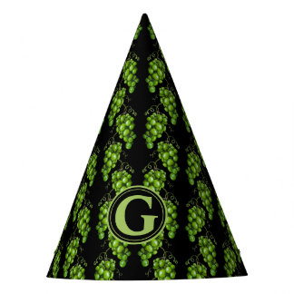 Groene Druiven Papieren Feesthoed Feesthoedjes