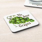 Groene druiven Plastic Onderzetter (Linkerzijde)