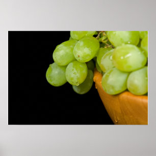 Groene druiven poster