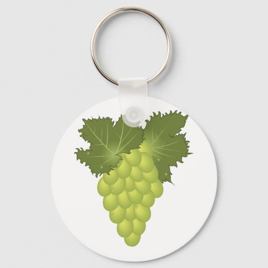 Groene druiven sleutelhanger (Achterkant)