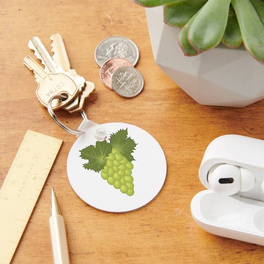 Groene druiven sleutelhanger